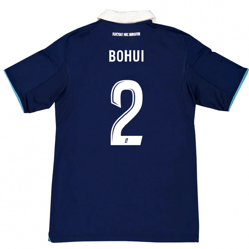 Danxen Men Isaiah Bohui #2 Dark Blue White Home Jersey 2025/26 T-Shirt