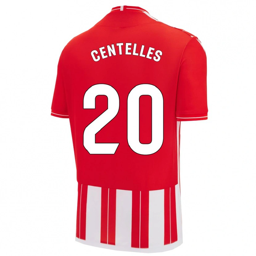 Danxen Men Álex Centelles #20 Red White Home Jersey 2025/26 T-Shirt