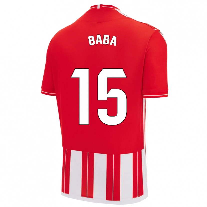 Danxen Men Iddrisu Baba #15 Red White Home Jersey 2025/26 T-Shirt