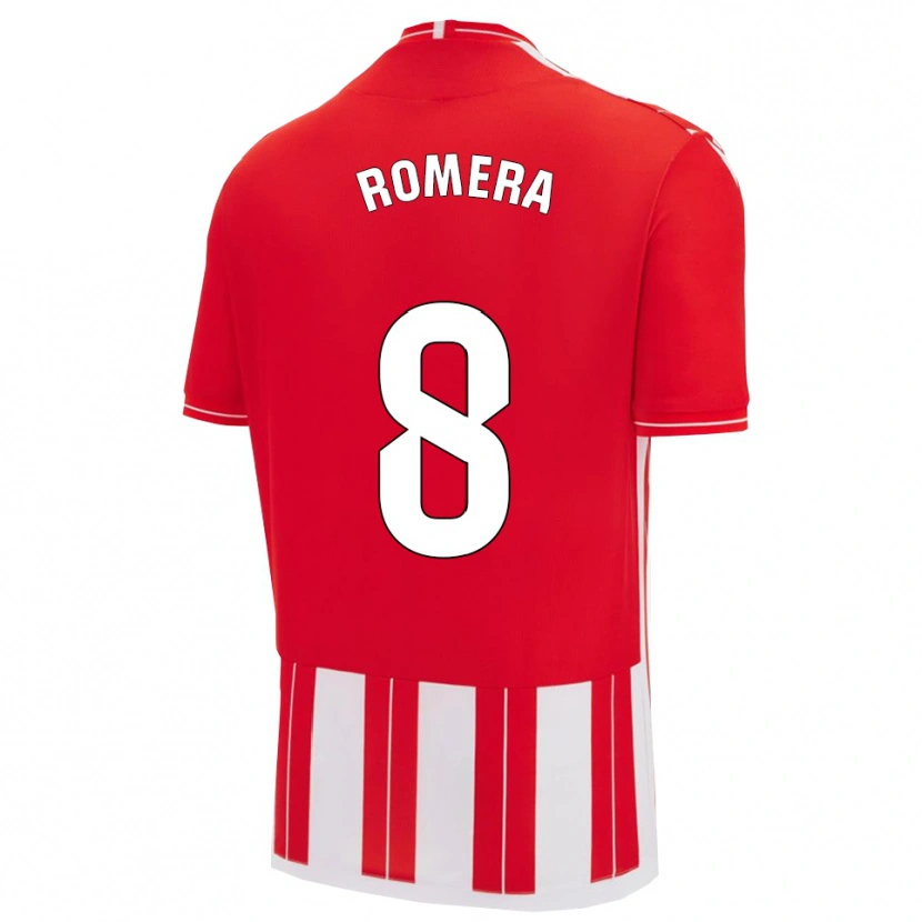 Danxen Men Miguel Romera #8 Red White Home Jersey 2025/26 T-Shirt