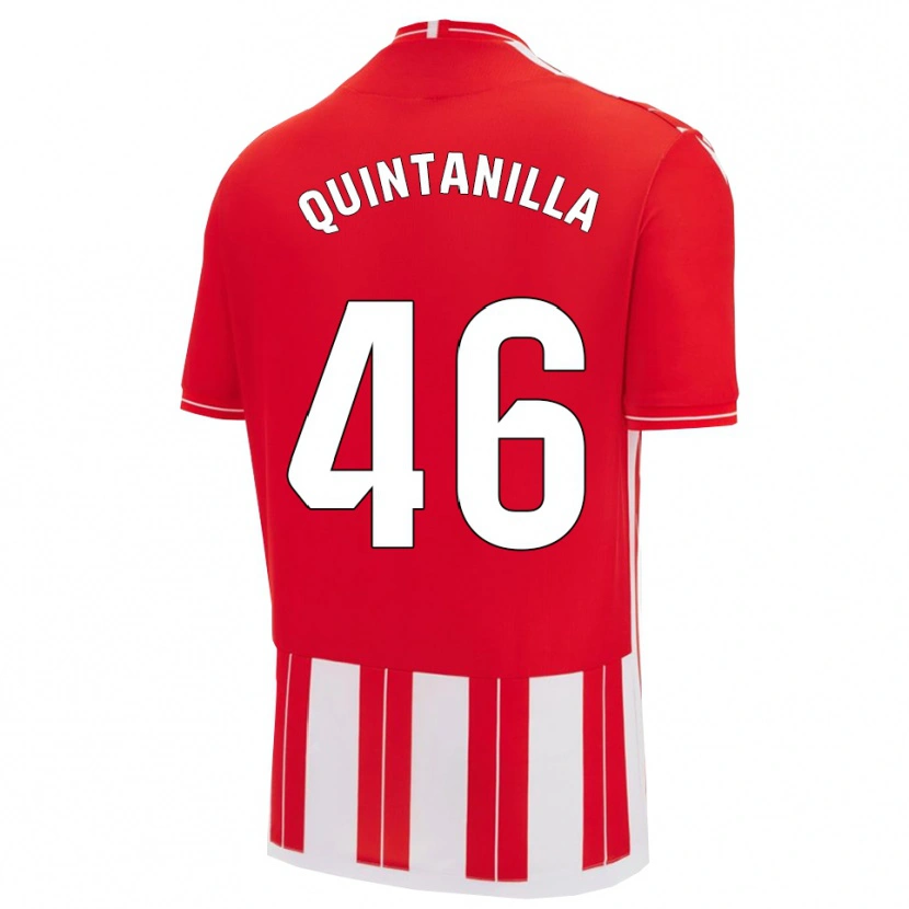 Danxen Men Rubén Quintanilla #46 Red White Home Jersey 2025/26 T-Shirt