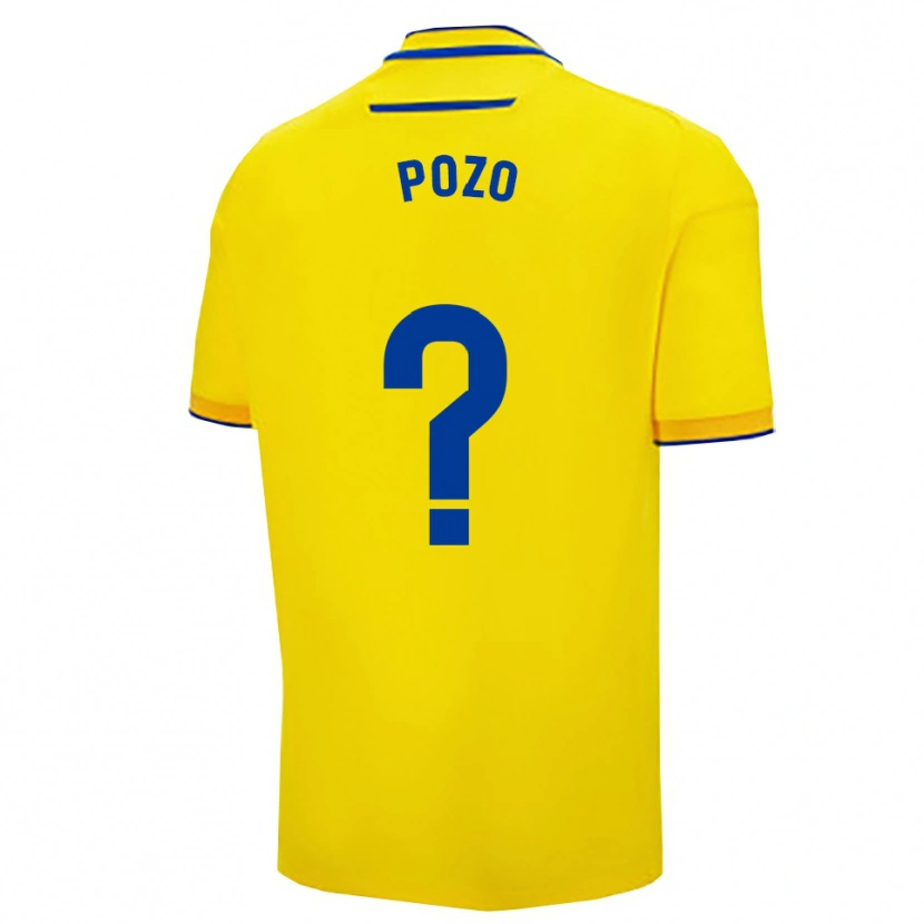 Danxen Men Nicholas Pozo #0 Yellow Navy Home Jersey 2025/26 T-Shirt