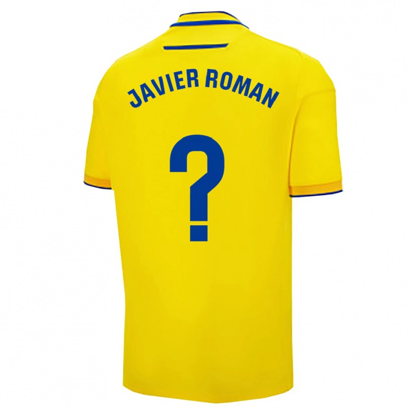 Danxen Men José Javier Román #0 Yellow Navy Home Jersey 2025/26 T-Shirt