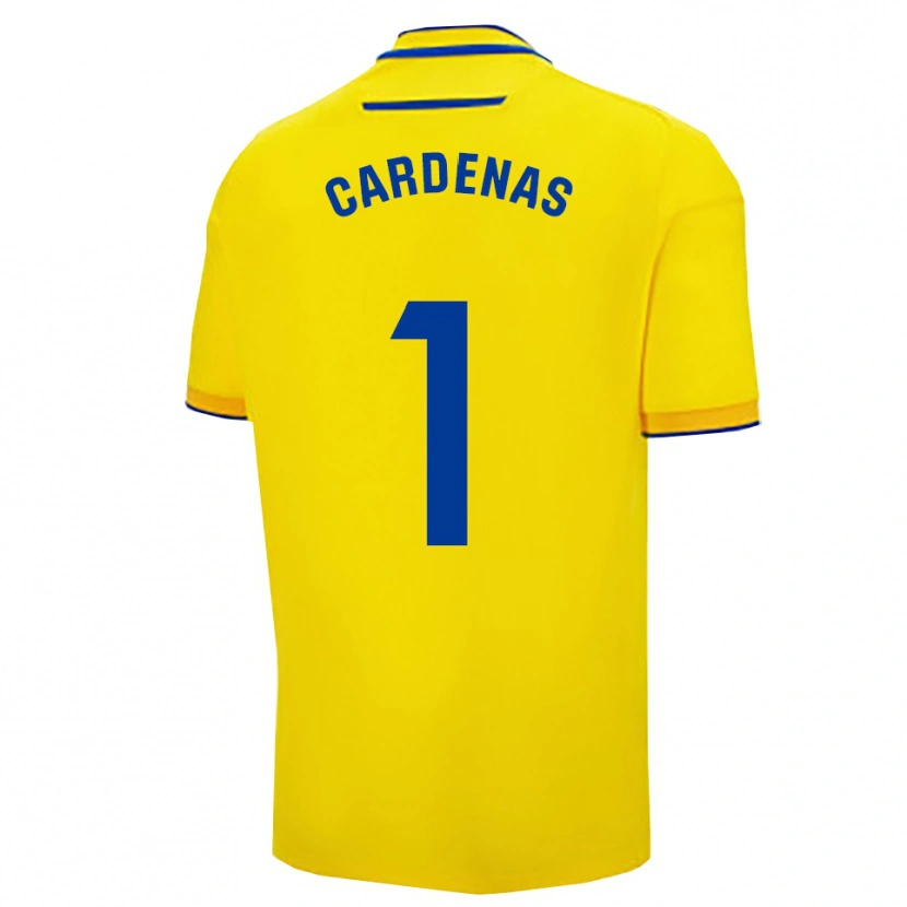 Danxen Men Raquel Cárdenas #1 Yellow Navy Home Jersey 2025/26 T-Shirt
