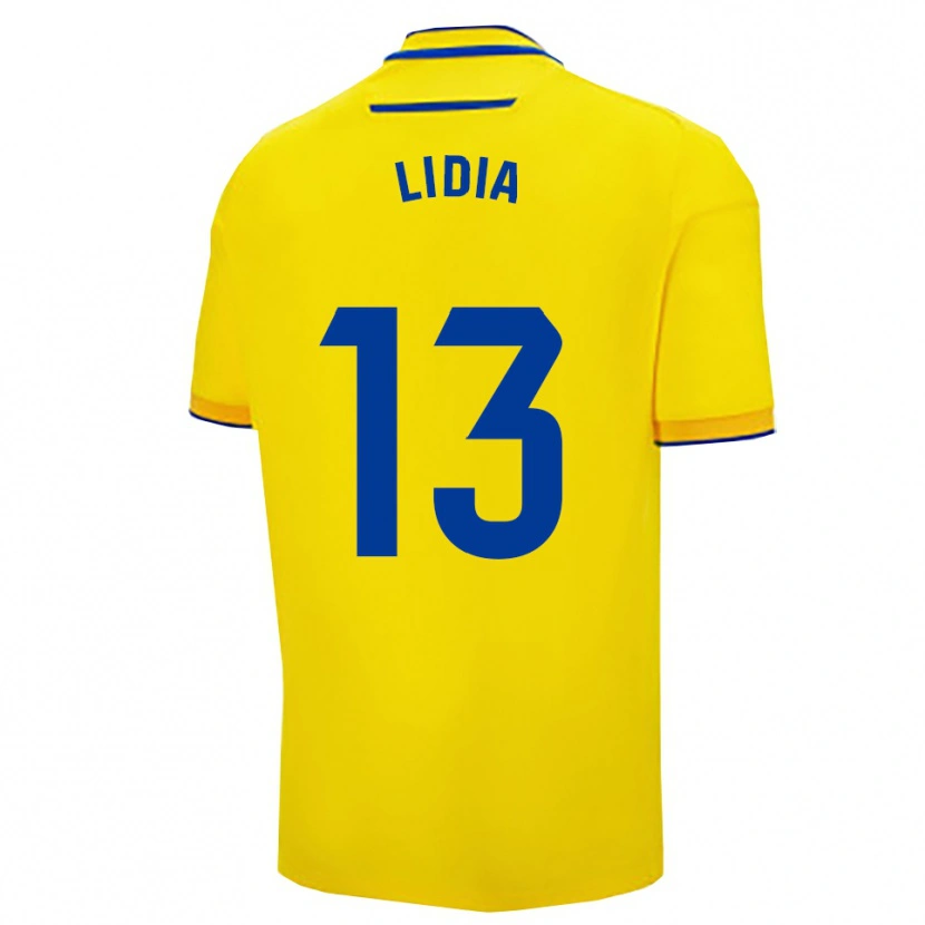 Danxen Men Lidia Rincón García #13 Yellow Navy Home Jersey 2025/26 T-Shirt