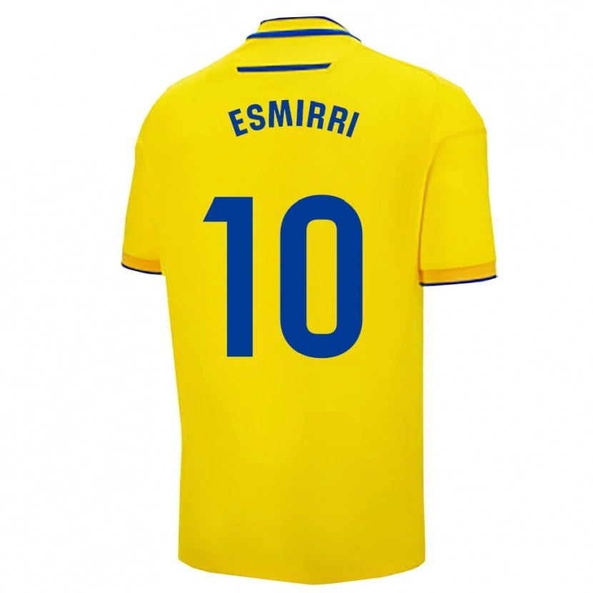 Danxen Men Ana Frías Antón #10 Yellow Navy Home Jersey 2025/26 T-Shirt
