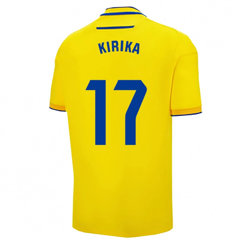 Danxen Men Ana Ramirez Brenes #17 Yellow Navy Home Jersey 2025/26 T-Shirt