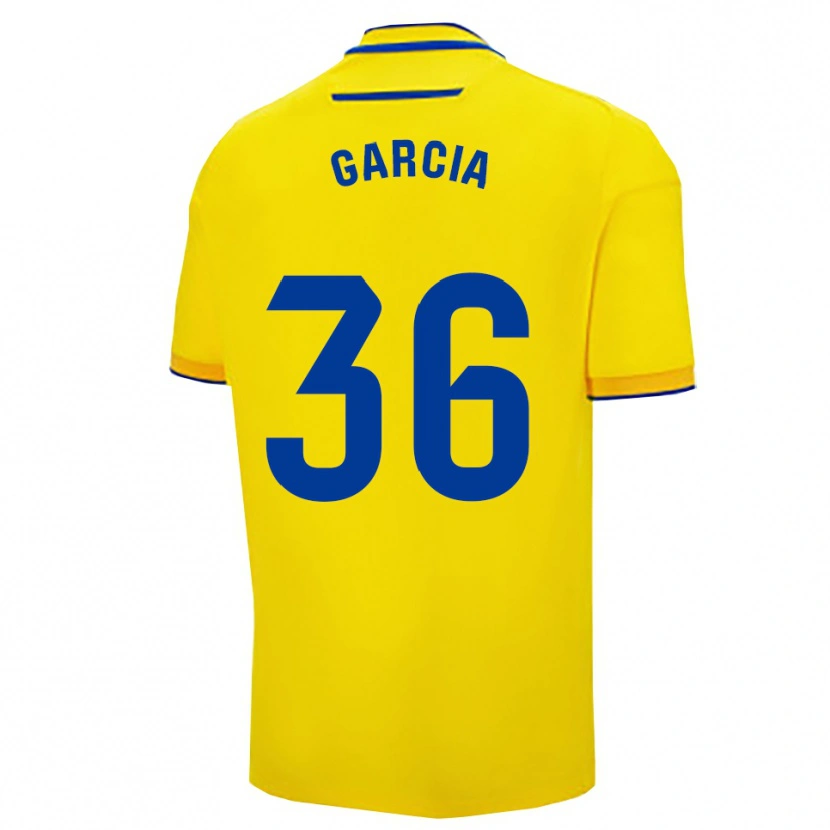 Danxen Men David García #36 Yellow Navy Home Jersey 2025/26 T-Shirt