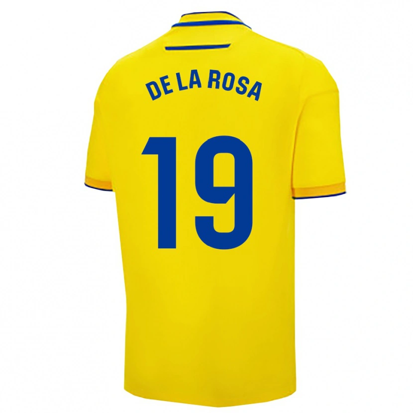 Danxen Men José Antonio De La Rosa #19 Yellow Navy Home Jersey 2025/26 T-Shirt