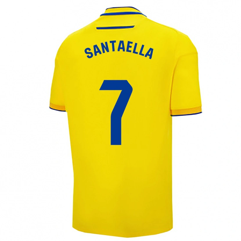 Danxen Men Natalia Santaella Picón #7 Yellow Navy Home Jersey 2025/26 T-Shirt
