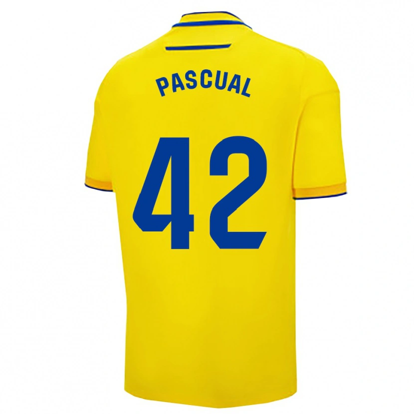 Danxen Men García Pascual #42 Yellow Navy Home Jersey 2025/26 T-Shirt