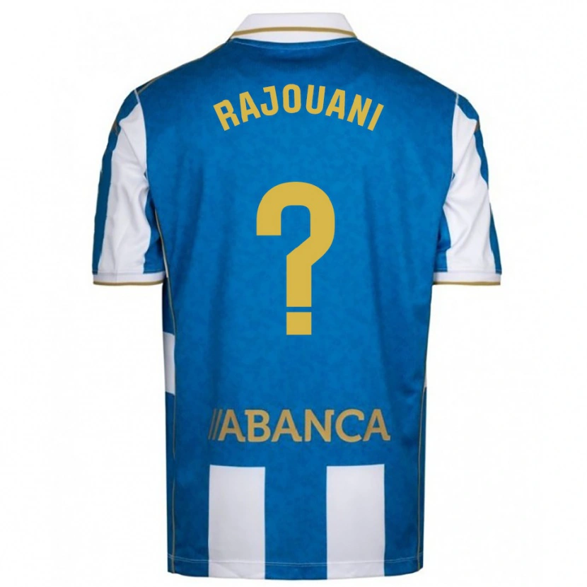 Danxen Men Ayman Rajouani #0 White Blue Home Jersey 2025/26 T-Shirt