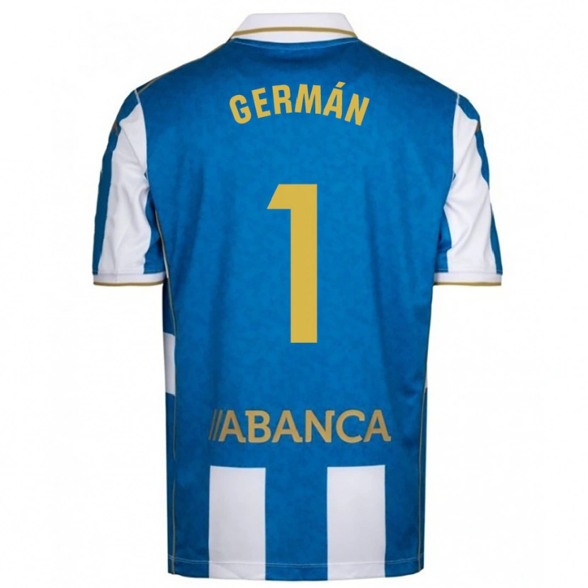 Danxen Men Germán Parreño #1 White Blue Home Jersey 2025/26 T-Shirt