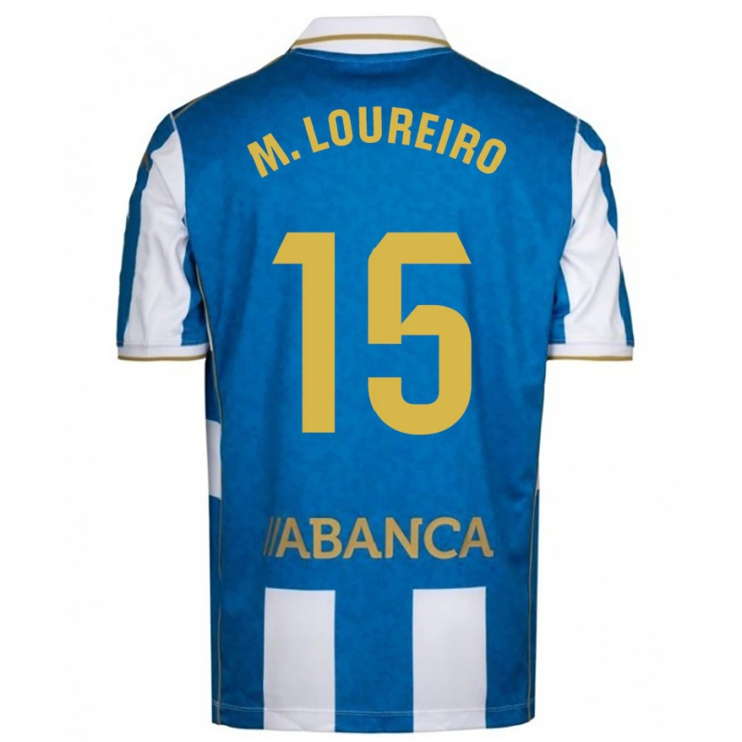 Danxen Men Miguel Loureiro #15 White Blue Home Jersey 2025/26 T-Shirt