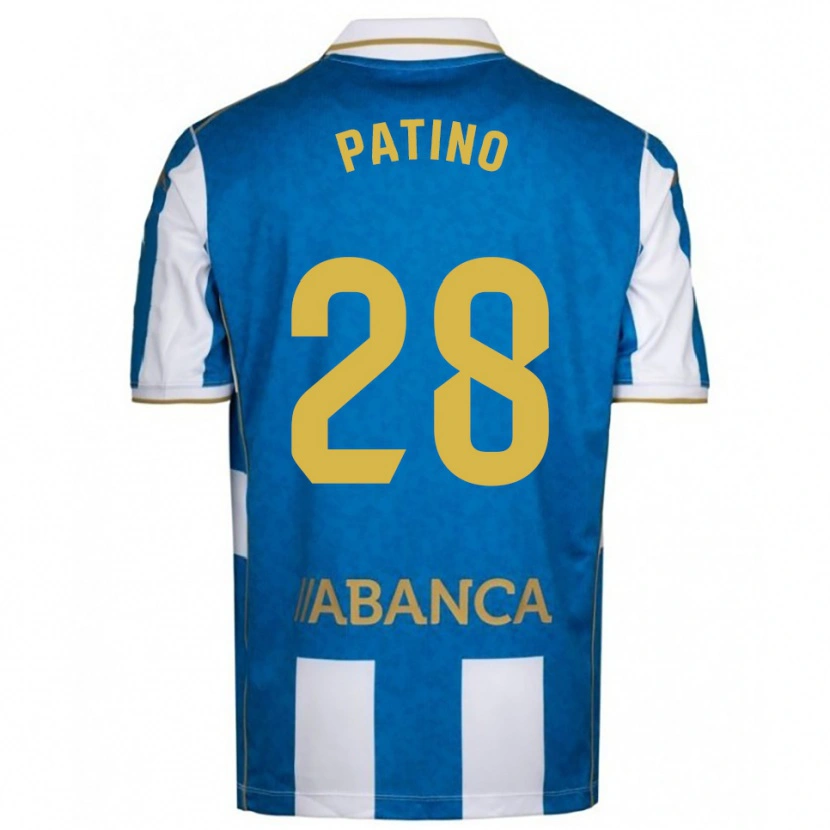 Danxen Men Charlie Patiño #28 White Blue Home Jersey 2025/26 T-Shirt