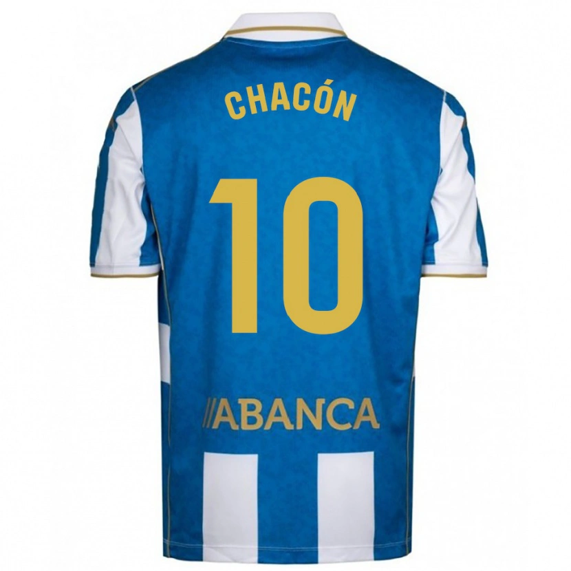 Danxen Men Luis Chacón #10 White Blue Home Jersey 2025/26 T-Shirt
