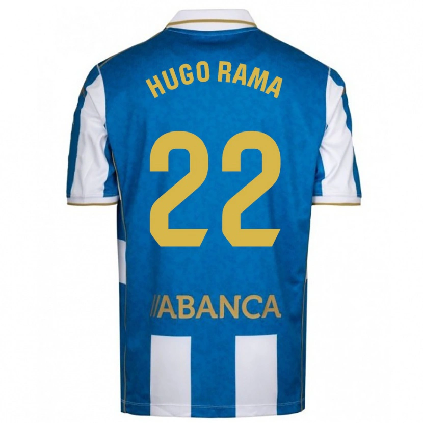 Danxen Men Hugo Rama #22 White Blue Home Jersey 2025/26 T-Shirt