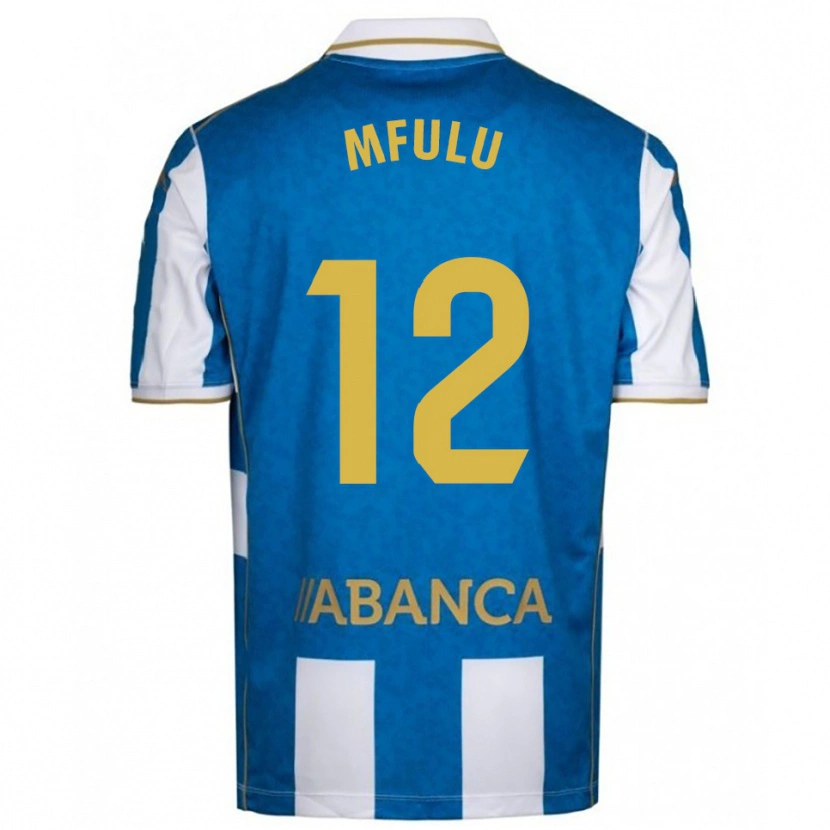 Danxen Men Nuke Mfulu #12 White Blue Home Jersey 2025/26 T-Shirt