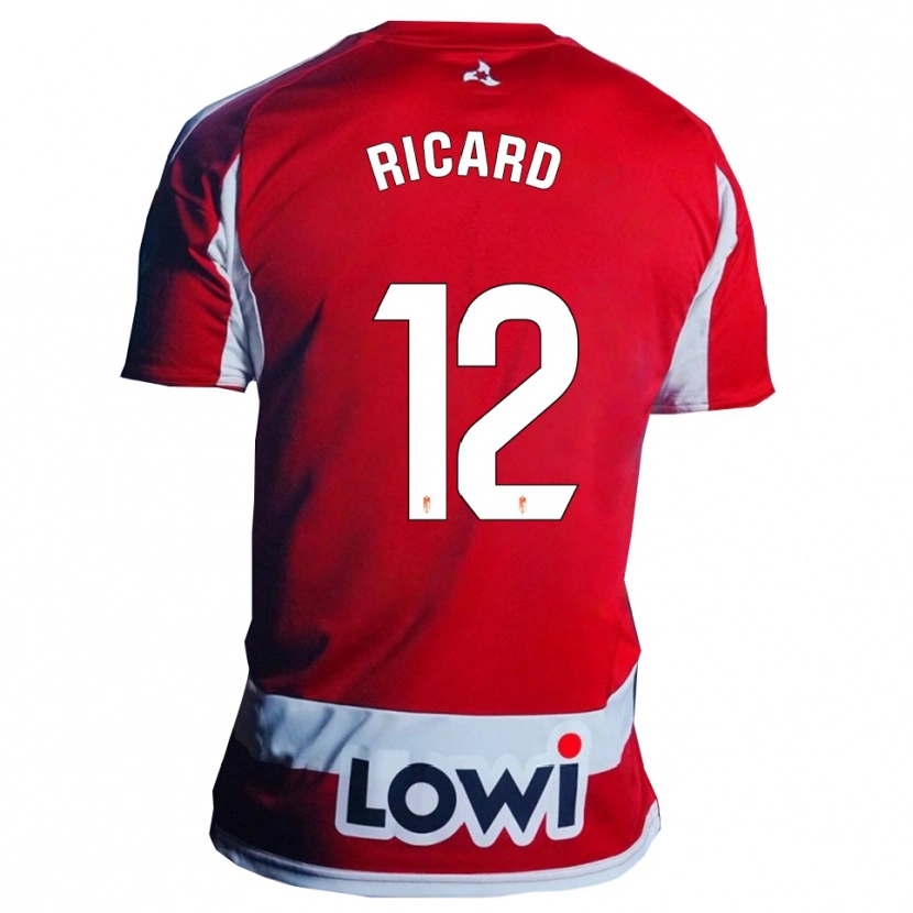Danxen Men Ricard Sanchez #12 Red White Home Jersey 2025/26 T-Shirt