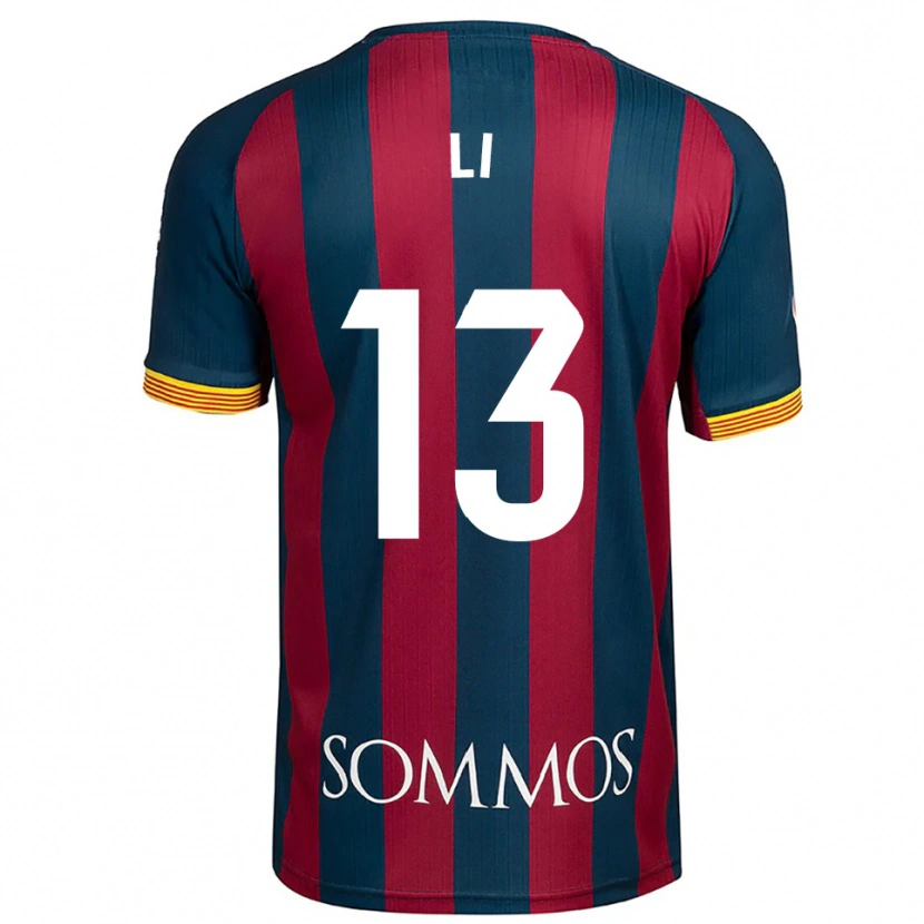 Danxen Men Changyi Li #13 Navy Blue Red Home Jersey 2025/26 T-Shirt