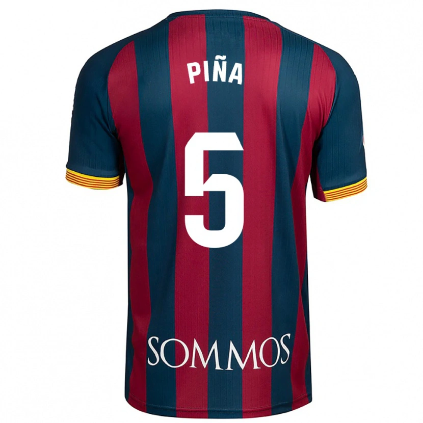 Danxen Men Piña #5 Navy Blue Red Home Jersey 2025/26 T-Shirt