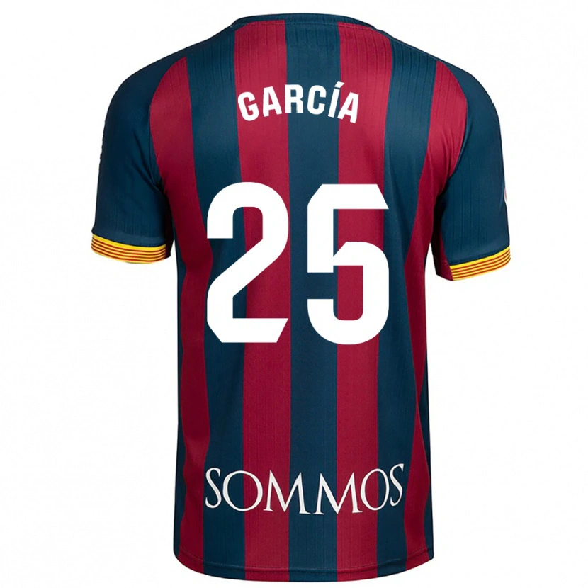 Danxen Men Jaime García #25 Navy Blue Red Home Jersey 2025/26 T-Shirt
