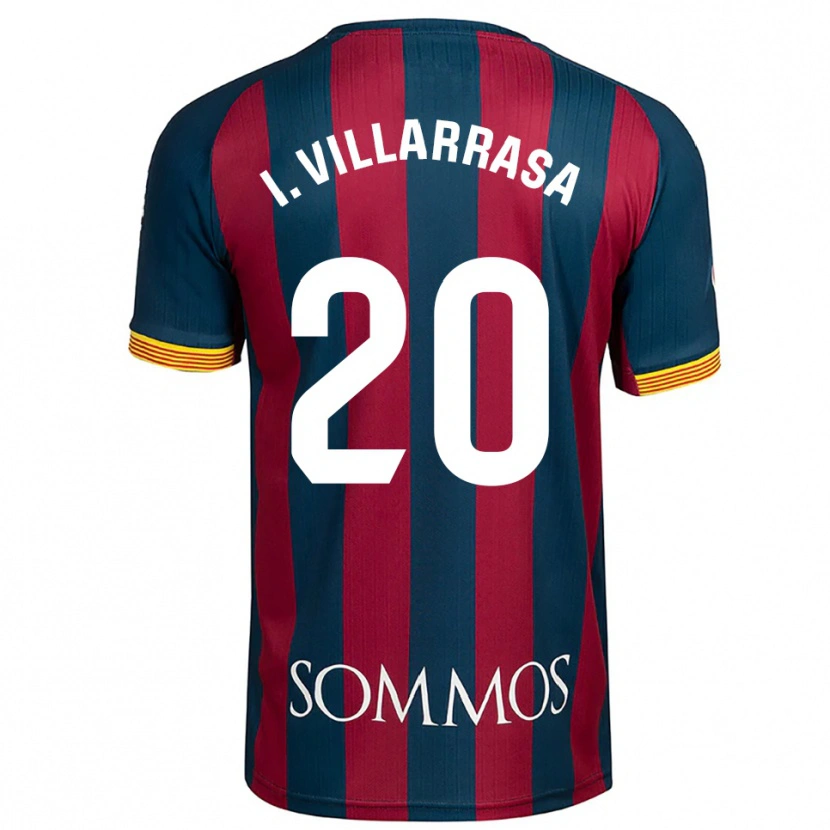 Danxen Men Ignasi Vilarrasa #20 Navy Blue Red Home Jersey 2025/26 T-Shirt