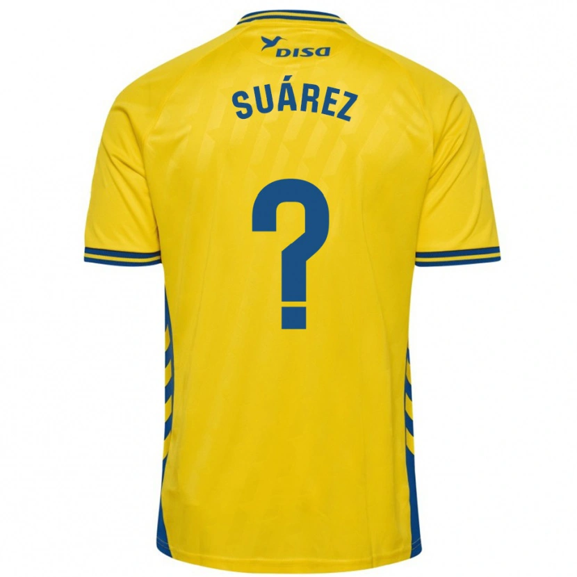 Danxen Men Adri Suárez #0 Yellow Blue Home Jersey 2025/26 T-Shirt