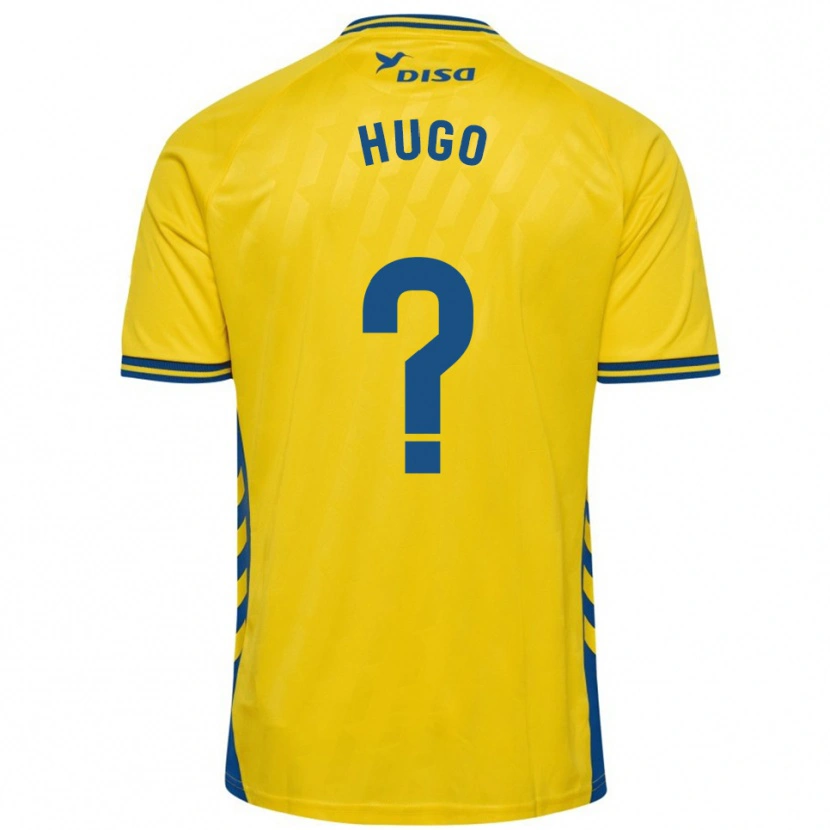 Danxen Men Hugo Hernández #0 Yellow Blue Home Jersey 2025/26 T-Shirt