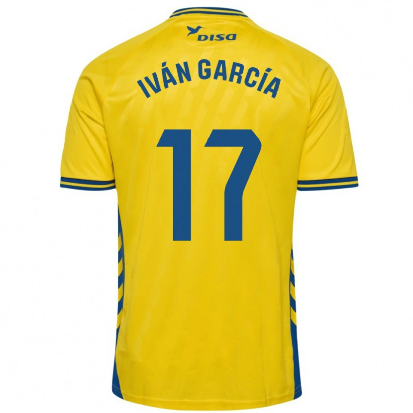Danxen Men Iván García #17 Yellow Blue Home Jersey 2025/26 T-Shirt