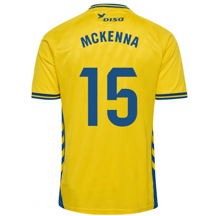Danxen Men Scott Mckenna #15 Yellow Blue Home Jersey 2025/26 T-Shirt