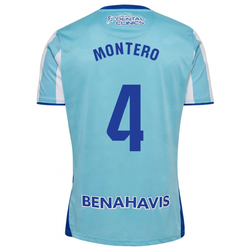 Danxen Men Javi Montero #4 Sky Blue White Home Jersey 2025/26 T-Shirt