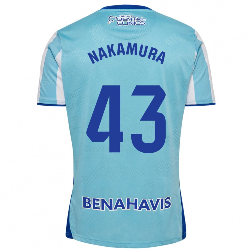 Danxen Men Mare Nakamura #43 Sky Blue White Home Jersey 2025/26 T-Shirt