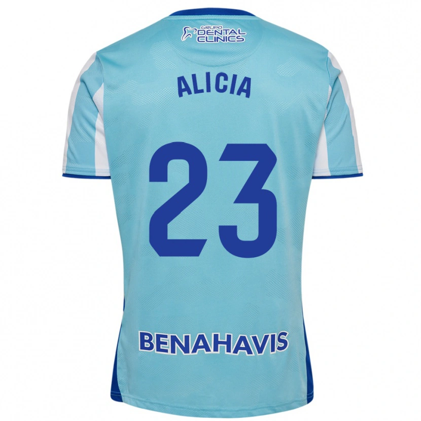 Danxen Men Alicia Martínez Quiles #23 Sky Blue White Home Jersey 2025/26 T-Shirt