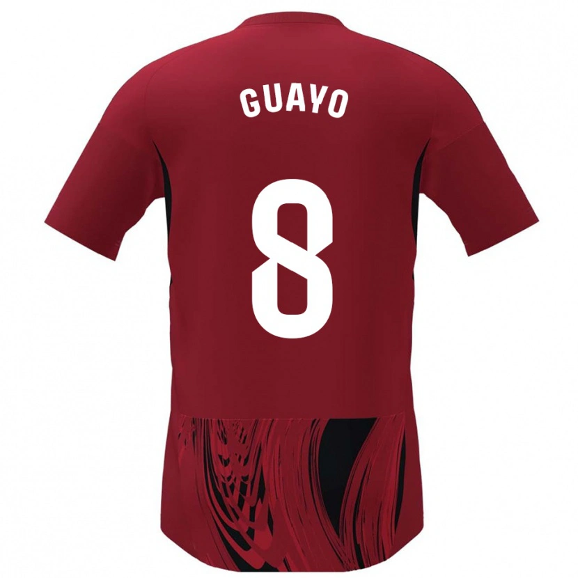 Danxen Men Guayo #8 Red Black Home Jersey 2025/26 T-Shirt