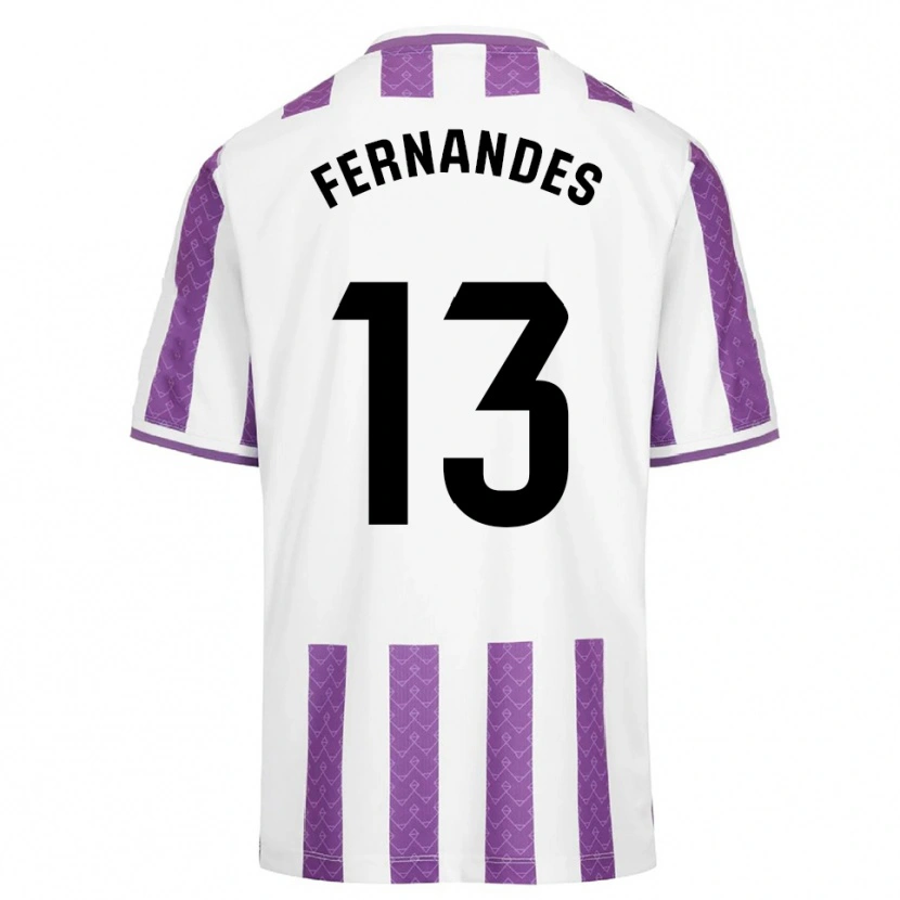 Danxen Men Guilherme Fernandes #13 Purple White Home Jersey 2025/26 T-Shirt