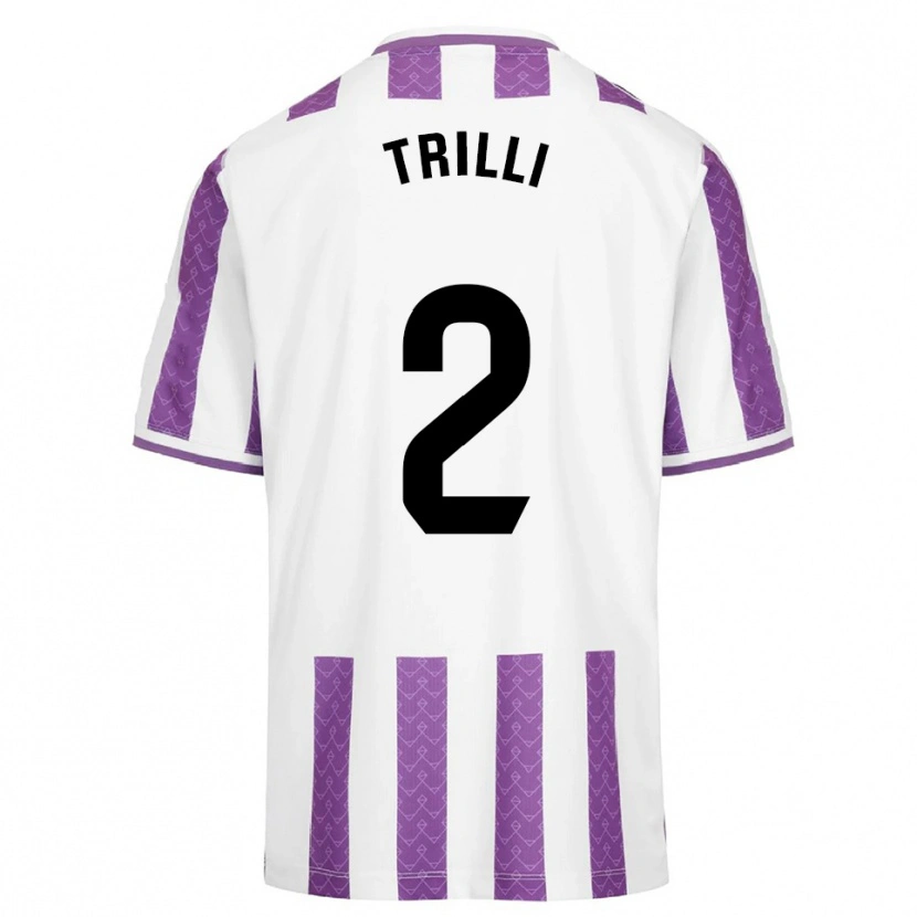 Danxen Men Trilli #2 Purple White Home Jersey 2025/26 T-Shirt