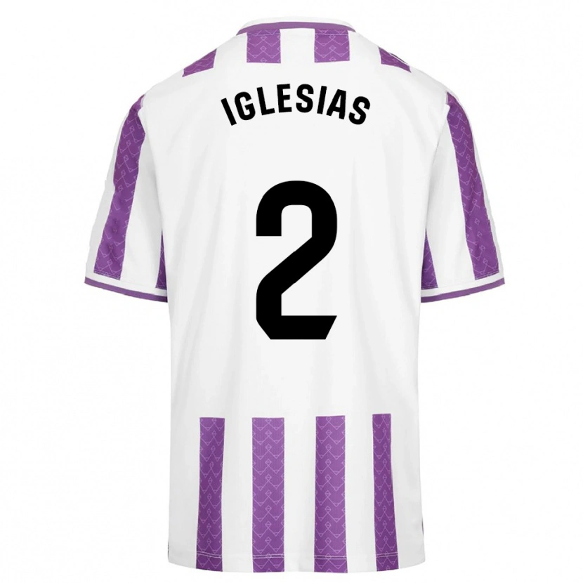 Danxen Men Koke Iglesias #2 Purple White Home Jersey 2025/26 T-Shirt