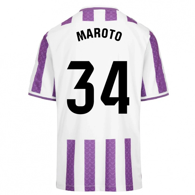 Danxen Men Mario Maroto #34 Purple White Home Jersey 2025/26 T-Shirt