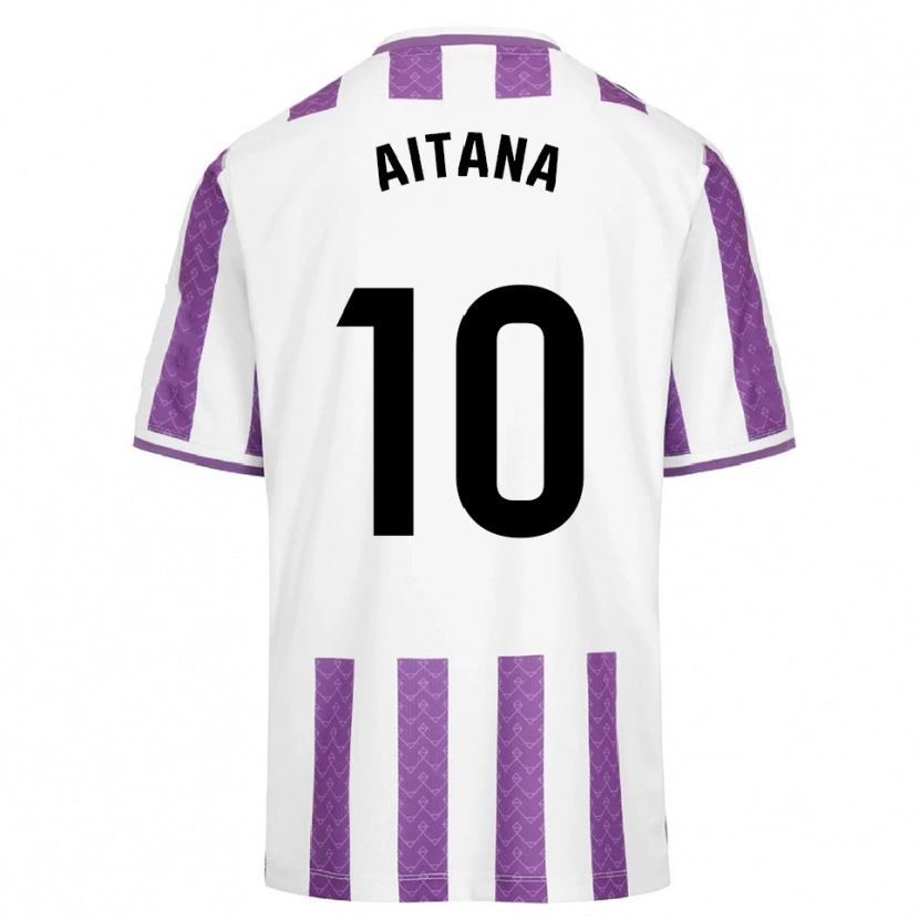 Danxen Men Aitana Ruda Lara #10 Purple White Home Jersey 2025/26 T-Shirt