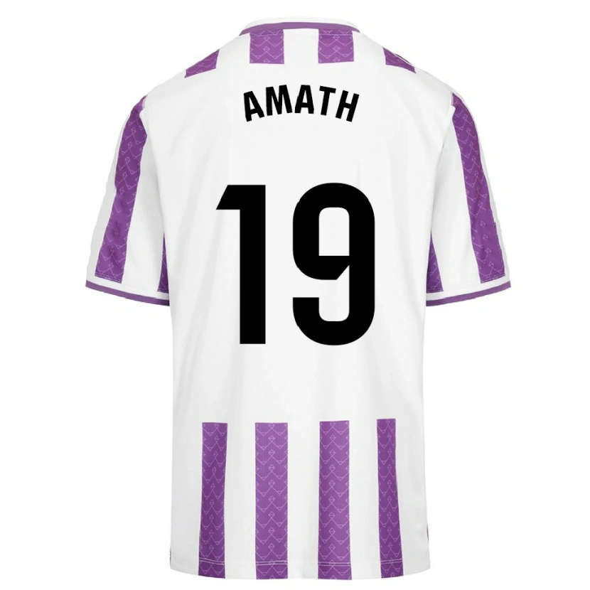 Danxen Men Amath Ndiaye #19 Purple White Home Jersey 2025/26 T-Shirt
