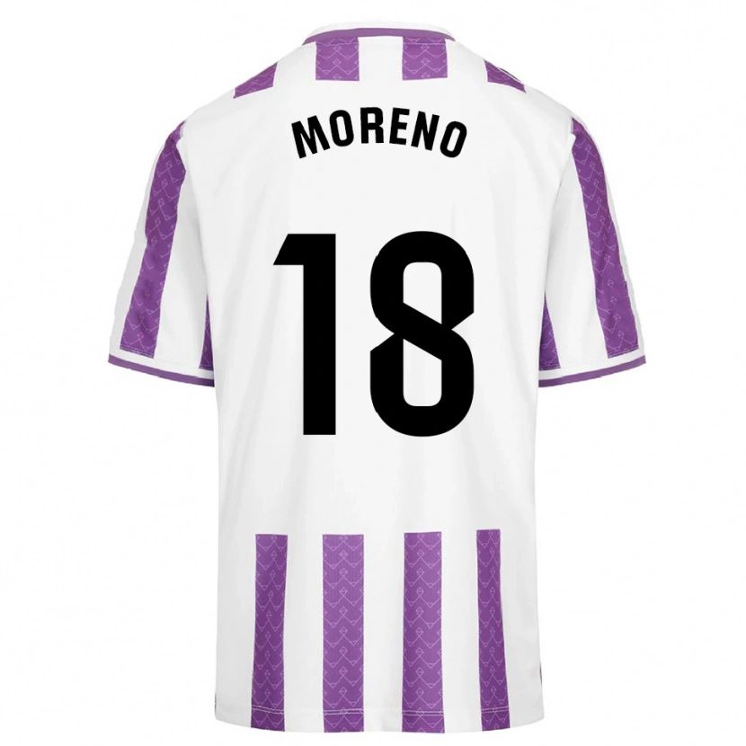 Danxen Men Xavi Moreno #18 Purple White Home Jersey 2025/26 T-Shirt