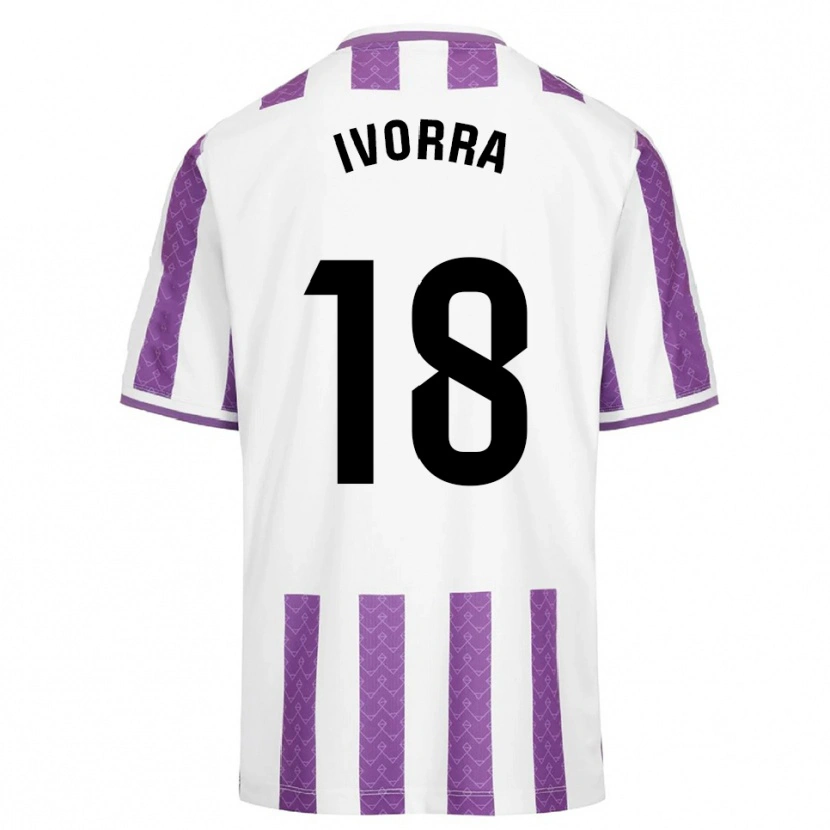 Danxen Men Iker Ivorra #18 Purple White Home Jersey 2025/26 T-Shirt