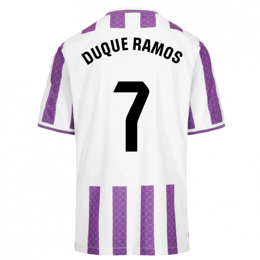 Danxen Men Carmen Duque Ramos #7 Purple White Home Jersey 2025/26 T-Shirt