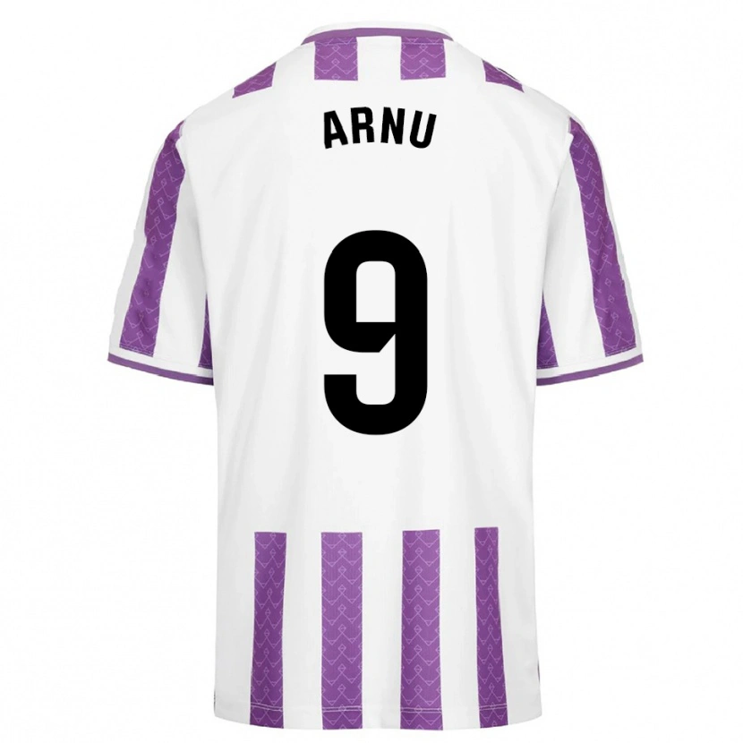 Danxen Men Adrián Arnu #9 Purple White Home Jersey 2025/26 T-Shirt