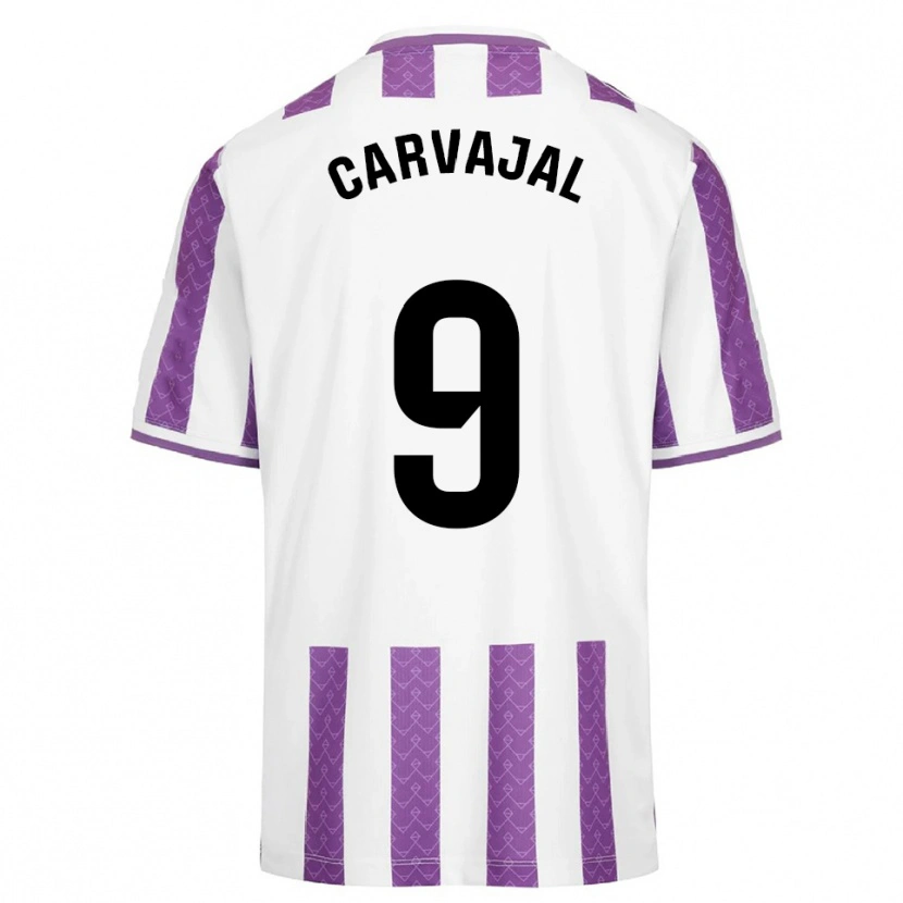 Danxen Men Ángel Carvajal #9 Purple White Home Jersey 2025/26 T-Shirt