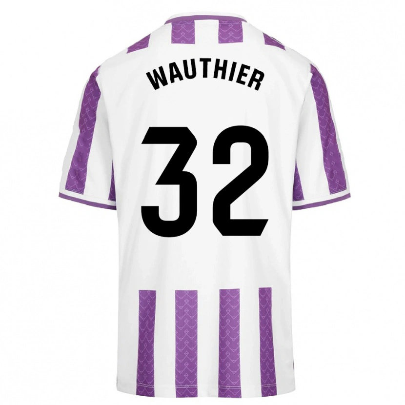 Danxen Men Hugo Wauthier #32 Purple White Home Jersey 2025/26 T-Shirt
