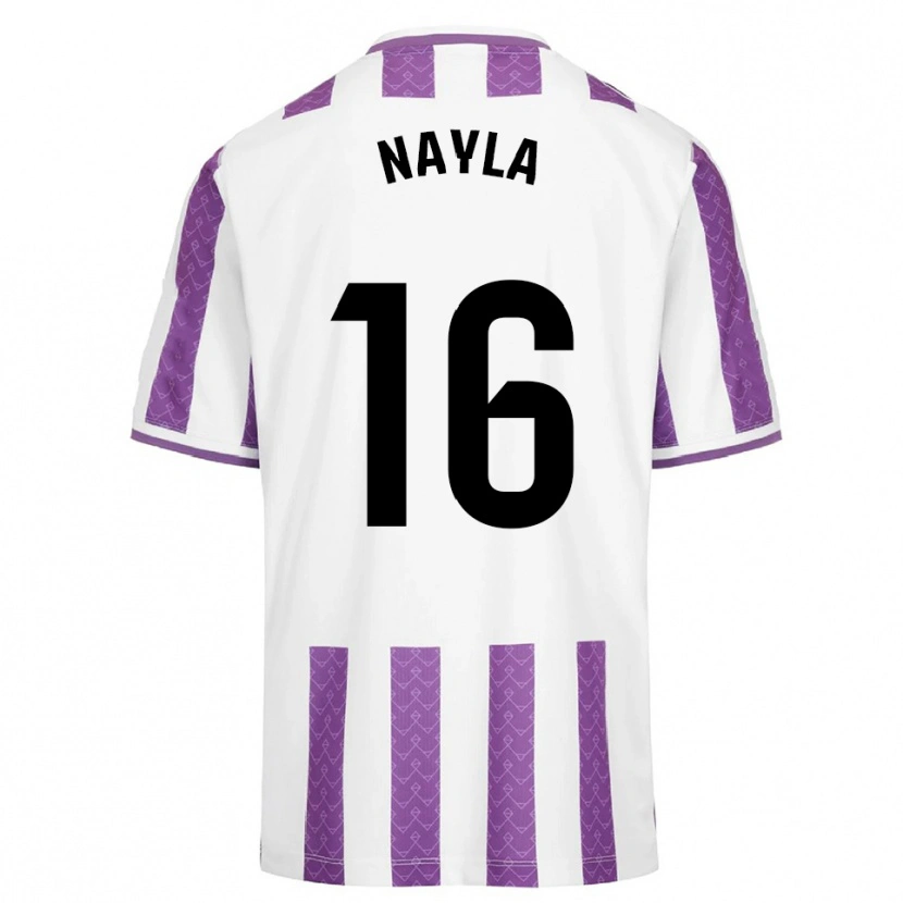 Danxen Men Nayla Manrique Pajares #16 Purple White Home Jersey 2025/26 T-Shirt