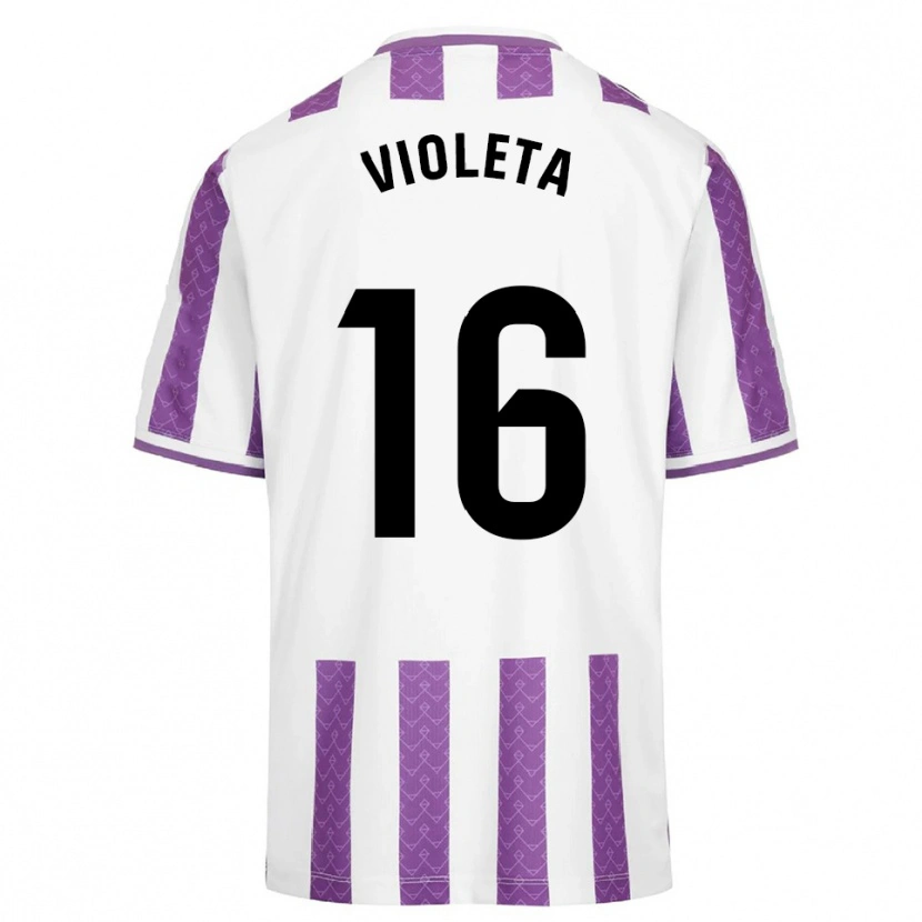 Danxen Men Violeta Antón Guerrero #16 Purple White Home Jersey 2025/26 T-Shirt
