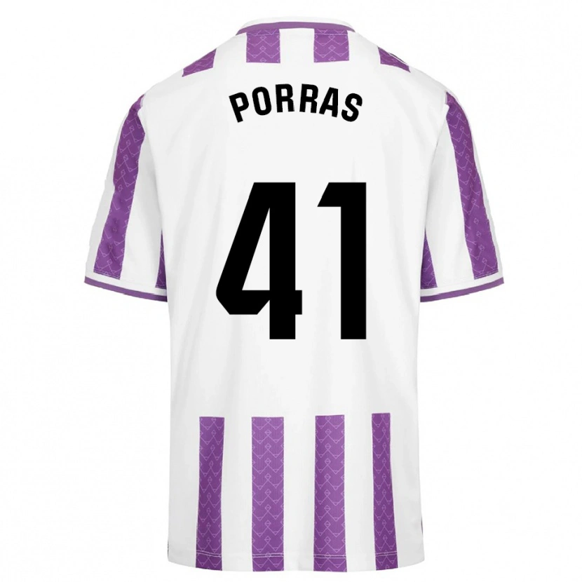 Danxen Men César Porras #41 Purple White Home Jersey 2025/26 T-Shirt
